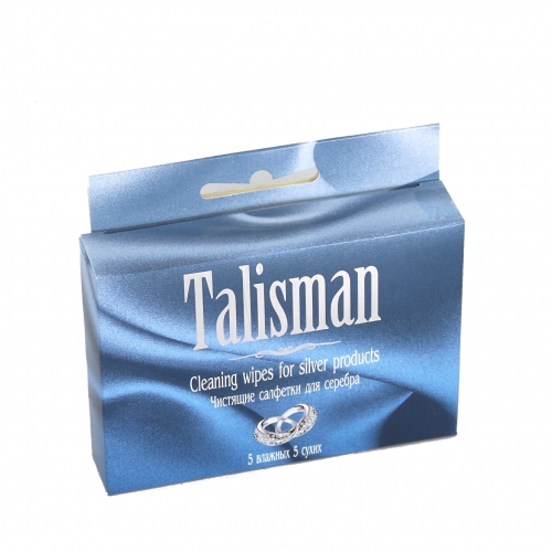 Салфетка для чистки серебра "Талисман", саше 5влажных+5сухих_0 428814 0.00 ₽