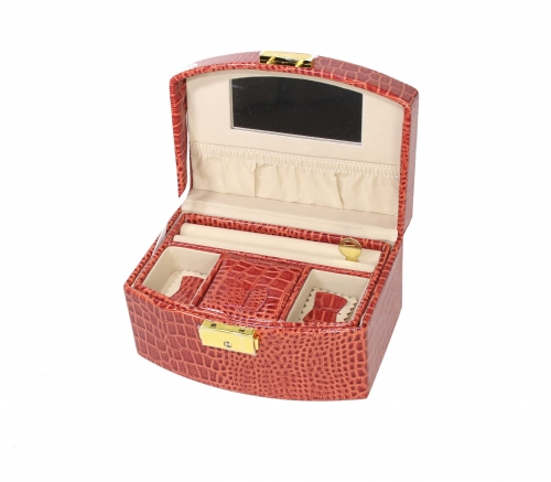 Кейс для украшений "Рептилия" (коралл кож/зам) 160х107х85_0 429084 0.00 ₽