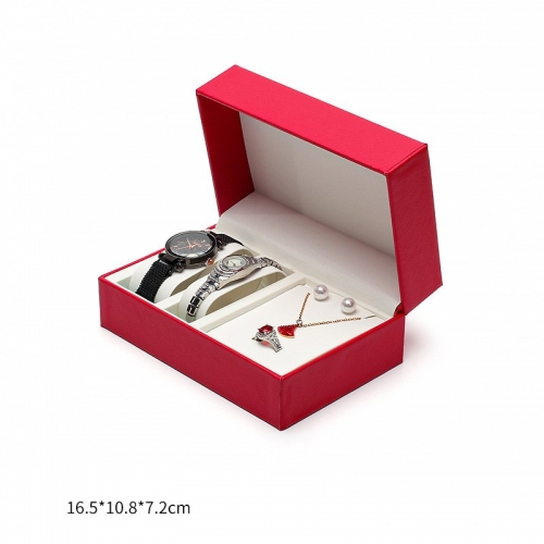 Футляр для двух часов из искусственной кожи, 16,5*10,8*7,2 см_11 500398 196.30 ₽