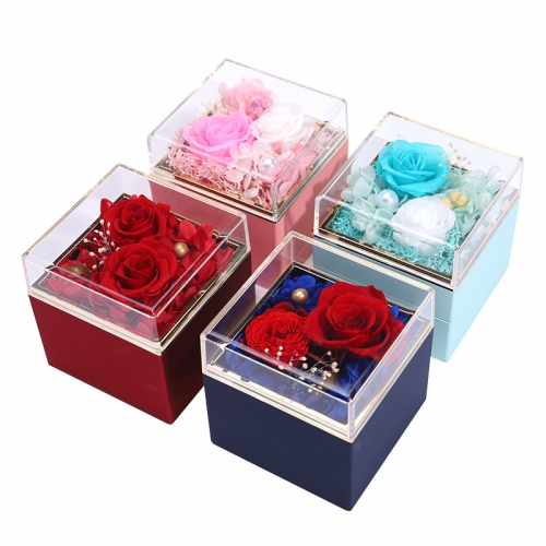 Подарочная коробка "Роза" для украшений, 8*8*8,5 см_2 500271 1 288.90 ₽