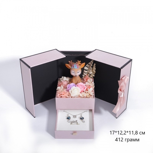 Подарочная коробка для хранения ювелирных украшений, 17*12,2*11,8 см_4 500163 1 477.60 ₽