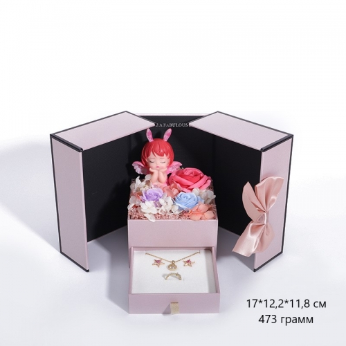 Подарочная коробка для хранения ювелирных украшений, 17*12,2*11,8 см_5 500163 1 477.60 ₽