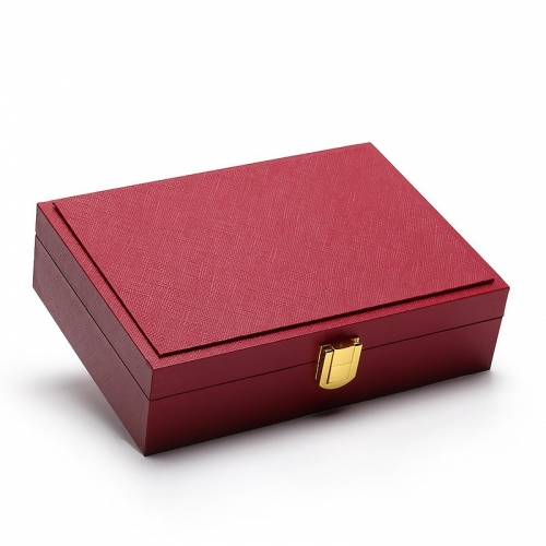 Красная шкатулка для ювелирных изделий, 18,5*13,3*5 см_3 499979 472.36 ₽