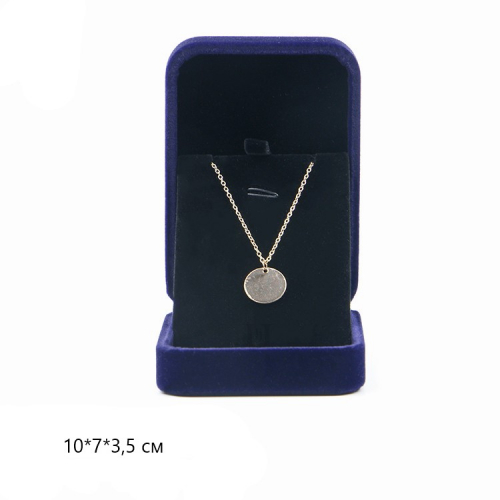 Фиолетовый бархатный футляр для украшений_9 502849 50.23 ₽