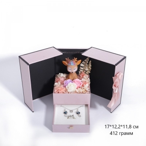 Подарочная коробка для хранения ювелирных украшений, 17*12,2*11,8 см
